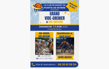 Vide grenier et vide dressing dimanche 14 juin 2026